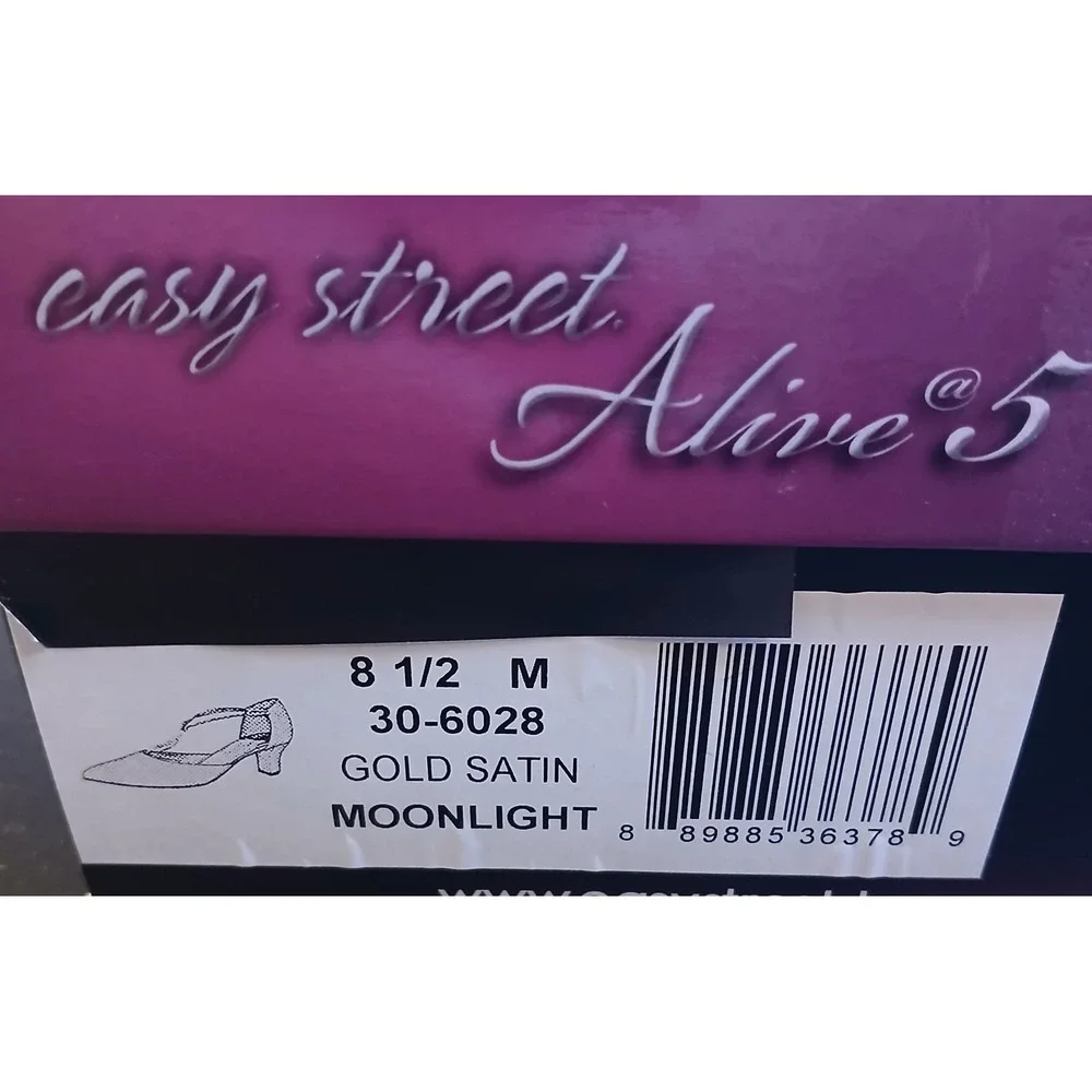 Easy Street Alive@5 gold satin